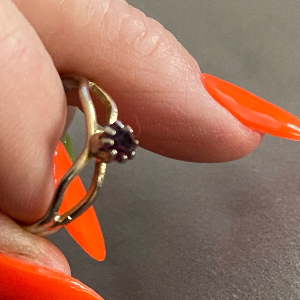 Garnet Ring Adjustable - image 3